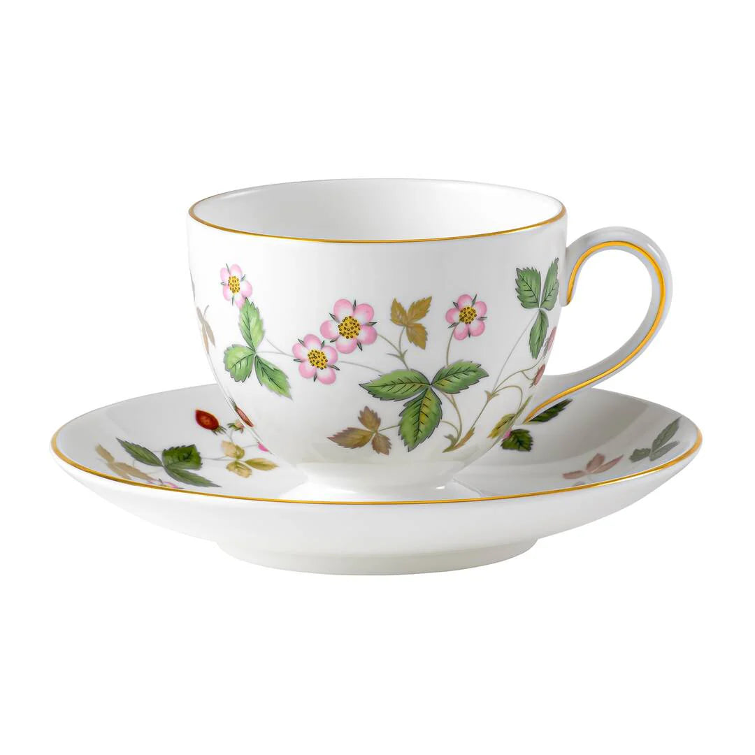 Wedgwood Wild Strawberry Teacup & Saucer Leigh 野草莓茶杯和茶盤套裝